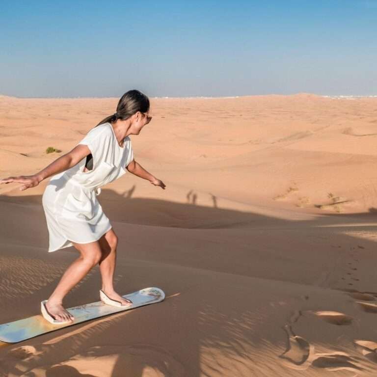 Morning desert safari